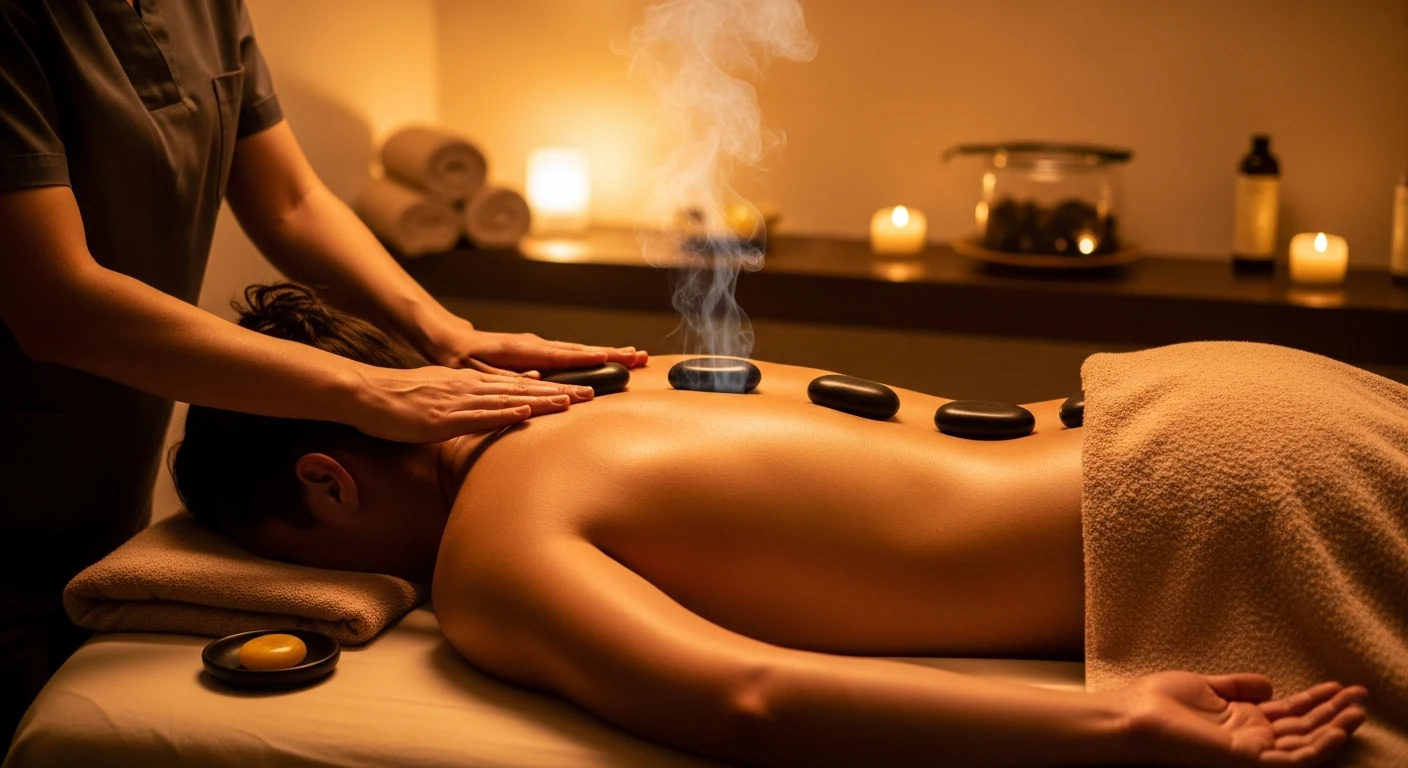 Massage therapy session at Muscles Relax
